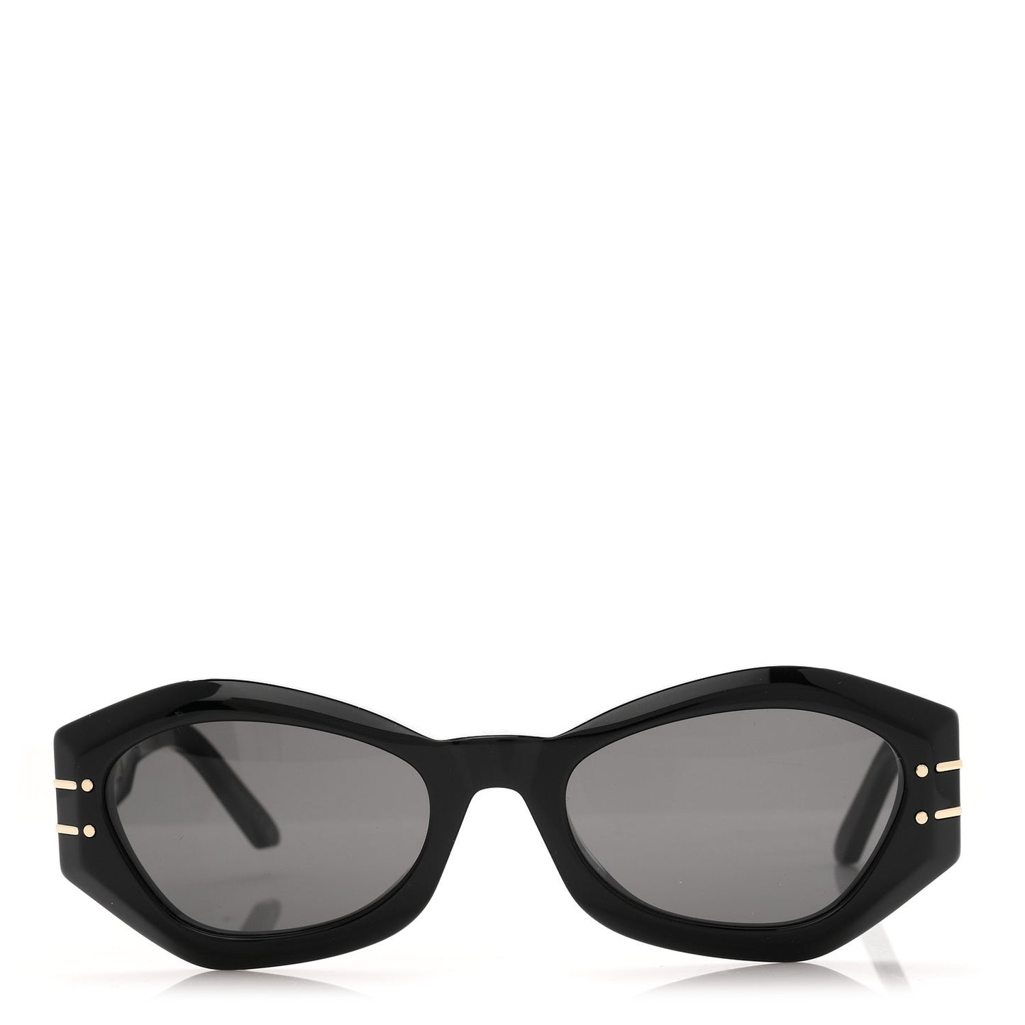 Acetate DiorSignature B1U Butterfly Sunglasses Black