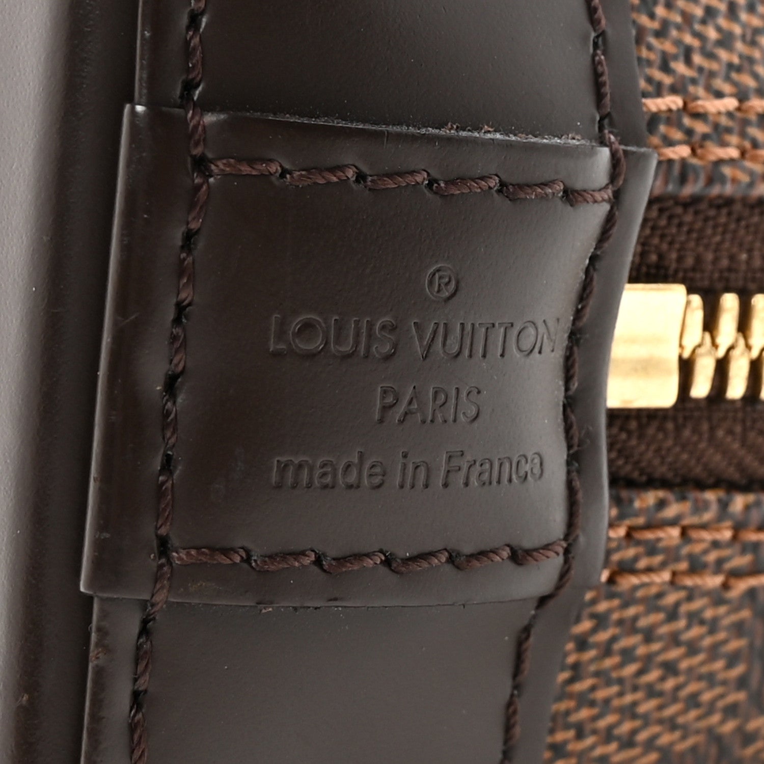 Louis Vuitton Damier Ebene Alma BB 6 of 9