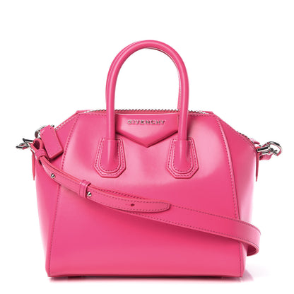 Givenchy Shiny Lord Calfskin Mini Antigona Shocking Pink 1 of 9