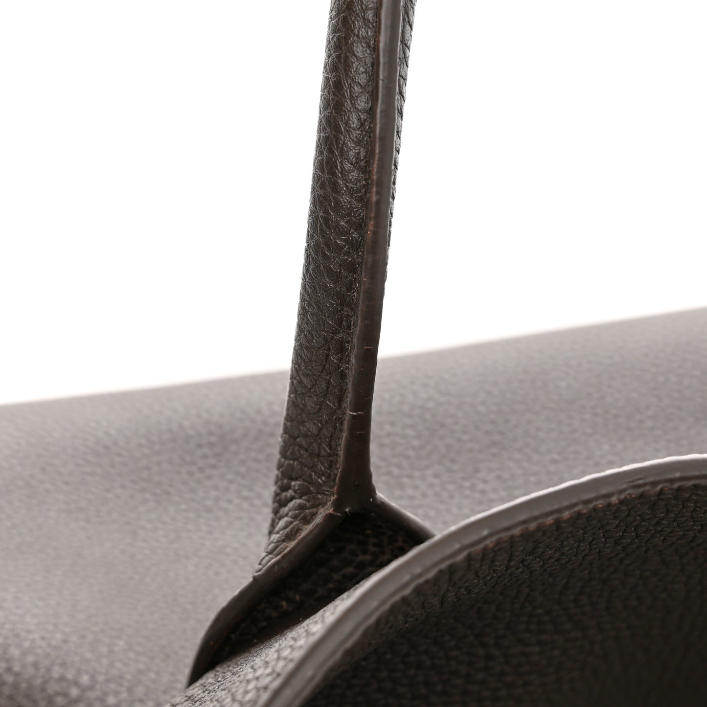 Grained Calfskin Small Supple Sac De Jour Wood