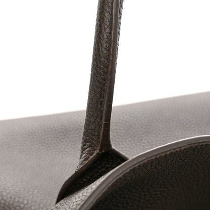 Saint Laurent Grained Calfskin Small Supple Sac De Jour Wood 12 of 12