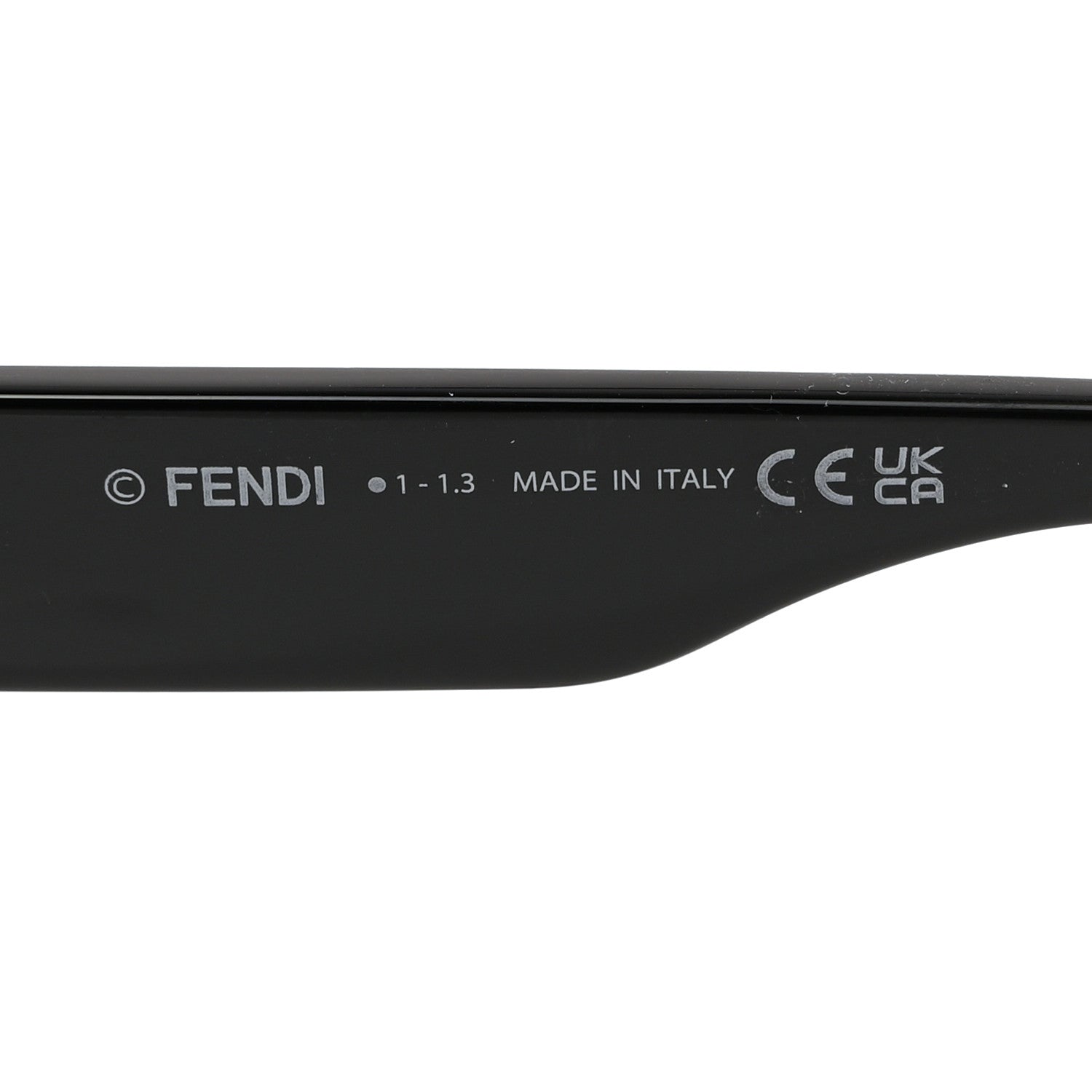 Fendi Acetate Fendigraphy Square Sunglasses FE40078I Black 6 of 7