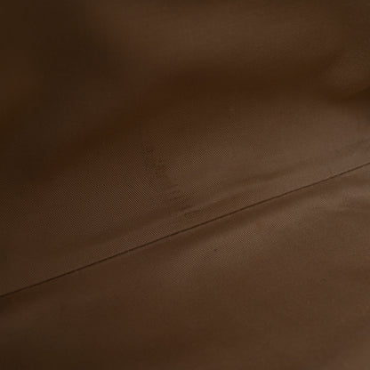 Chloe Cotton Calfskin Large Woody Ribbon Tote White Brown 11 of 14