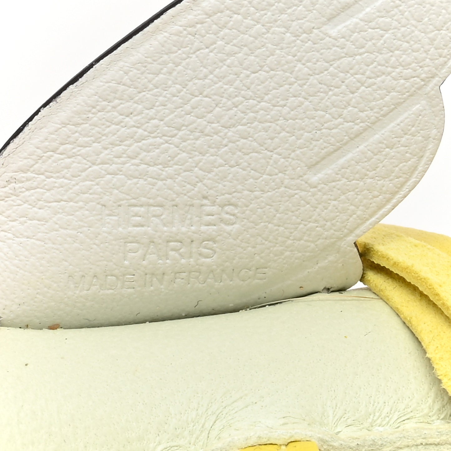Milo Lambskin Grigri Rodeo Pegase Horse Bag Charm PM Vert Fizz Lime White