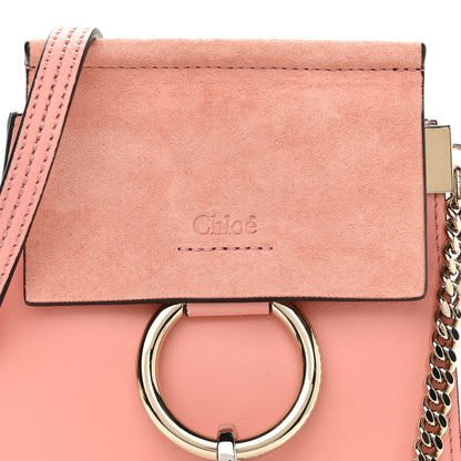 Chloe Suede Calfskin Mini Faye Bracelet Bag Ideal Blush 7 of 11