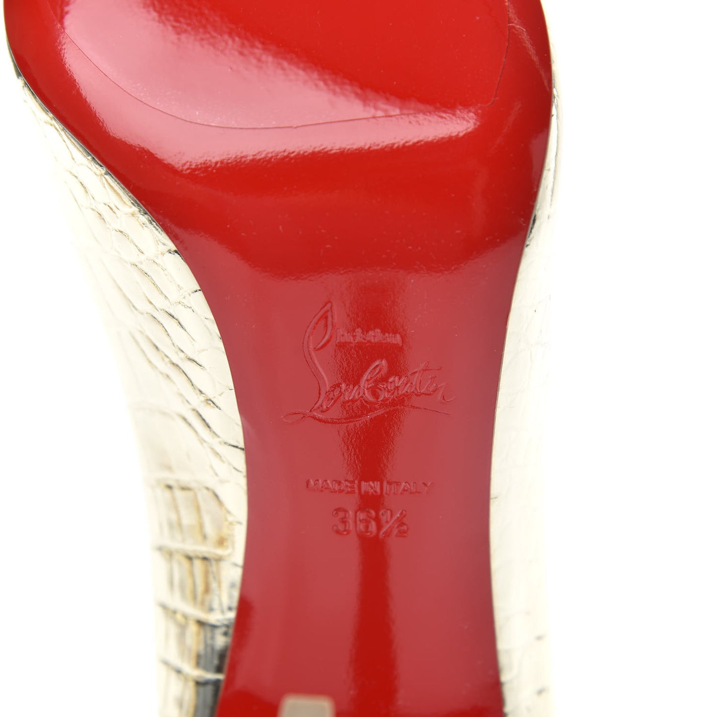 Metallo Cocco Pigalle Follies 100 Pumps 36.5 Platine