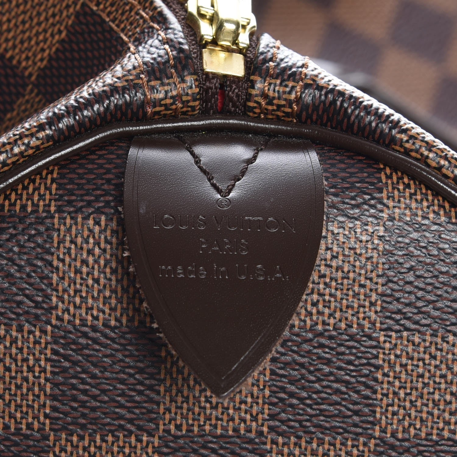 Louis Vuitton Damier Ebene Speedy 35 6 of 8