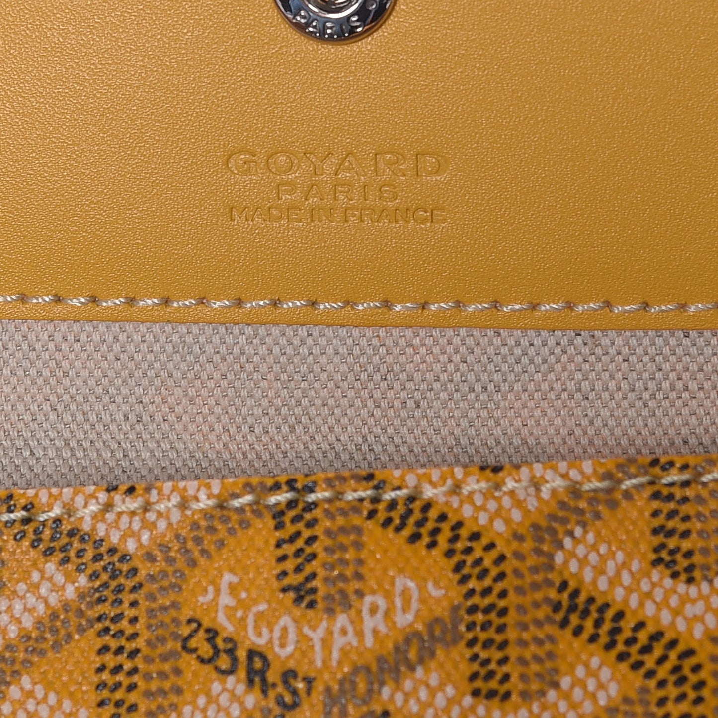 Goyardine Saint Louis PM Yellow