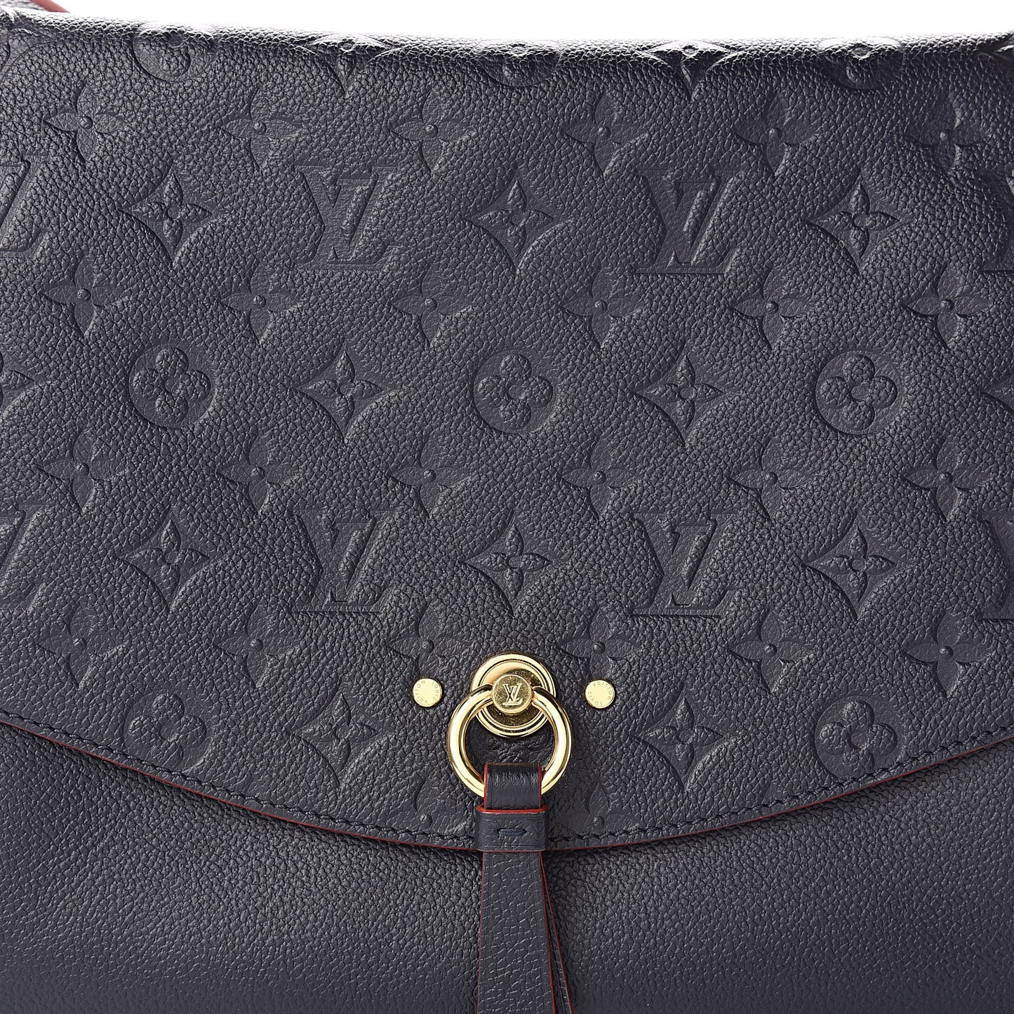 Empreinte Blanche MM Marine Rouge