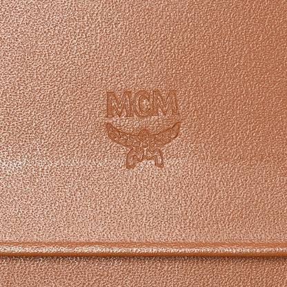 MCM Monogram Coated Canvas Claudia Studded Continental Flap Wallet Black 8 of 10