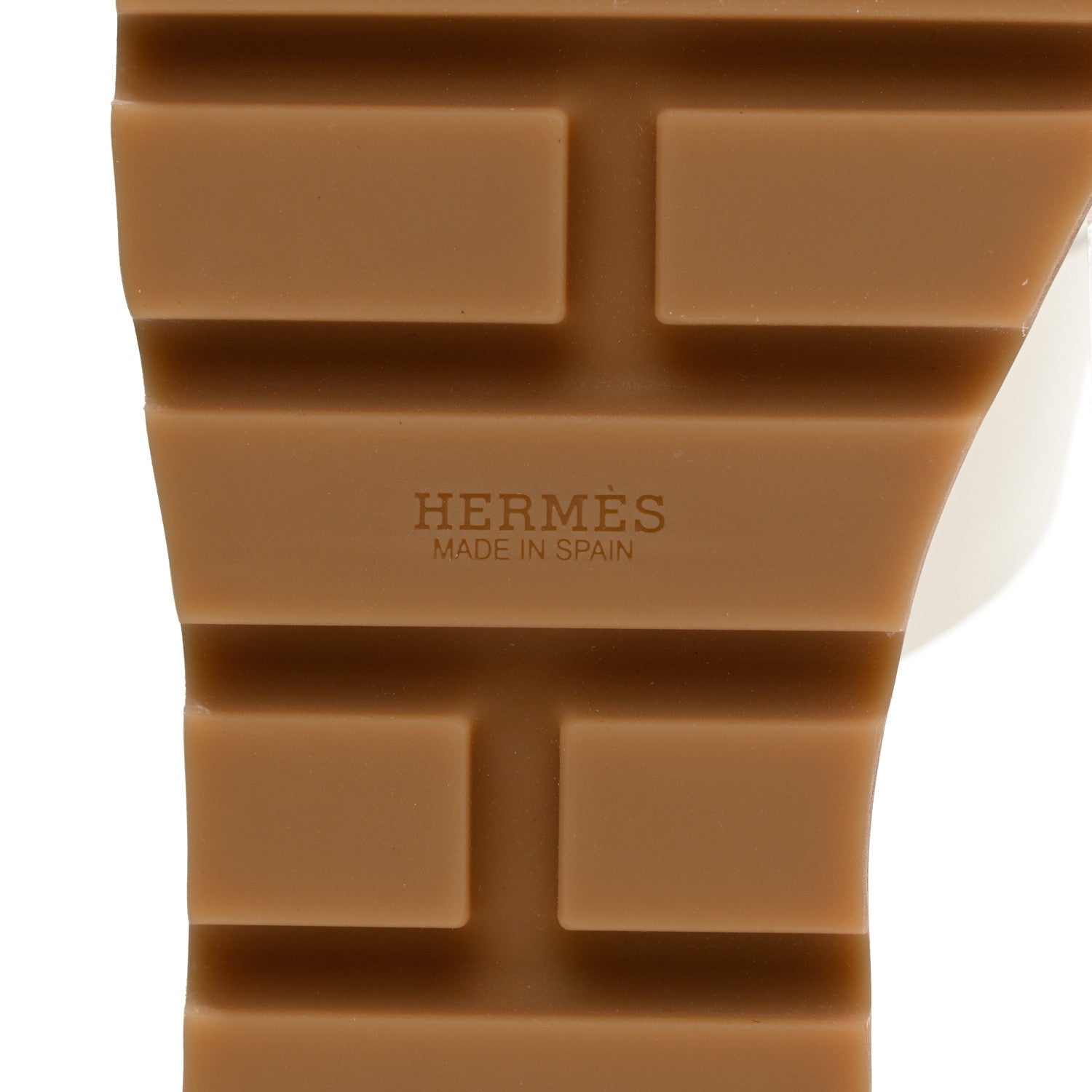 Hermes Calfskin Cork Eze 30 Sandals 38 White 8 of 9