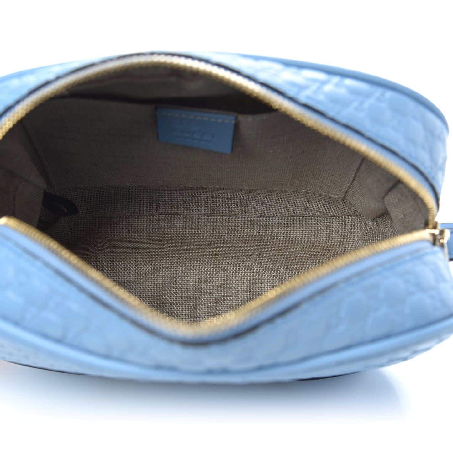 Microguccissima Mini Bree Messenger Bag Mineral Blue