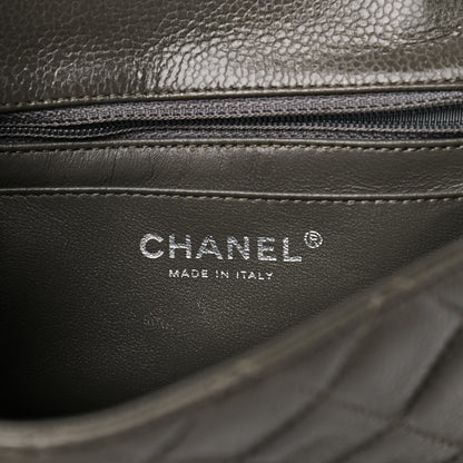 Chanel Caviar Quilted Mini Square Flap Dark Charcoal 5 of 16
