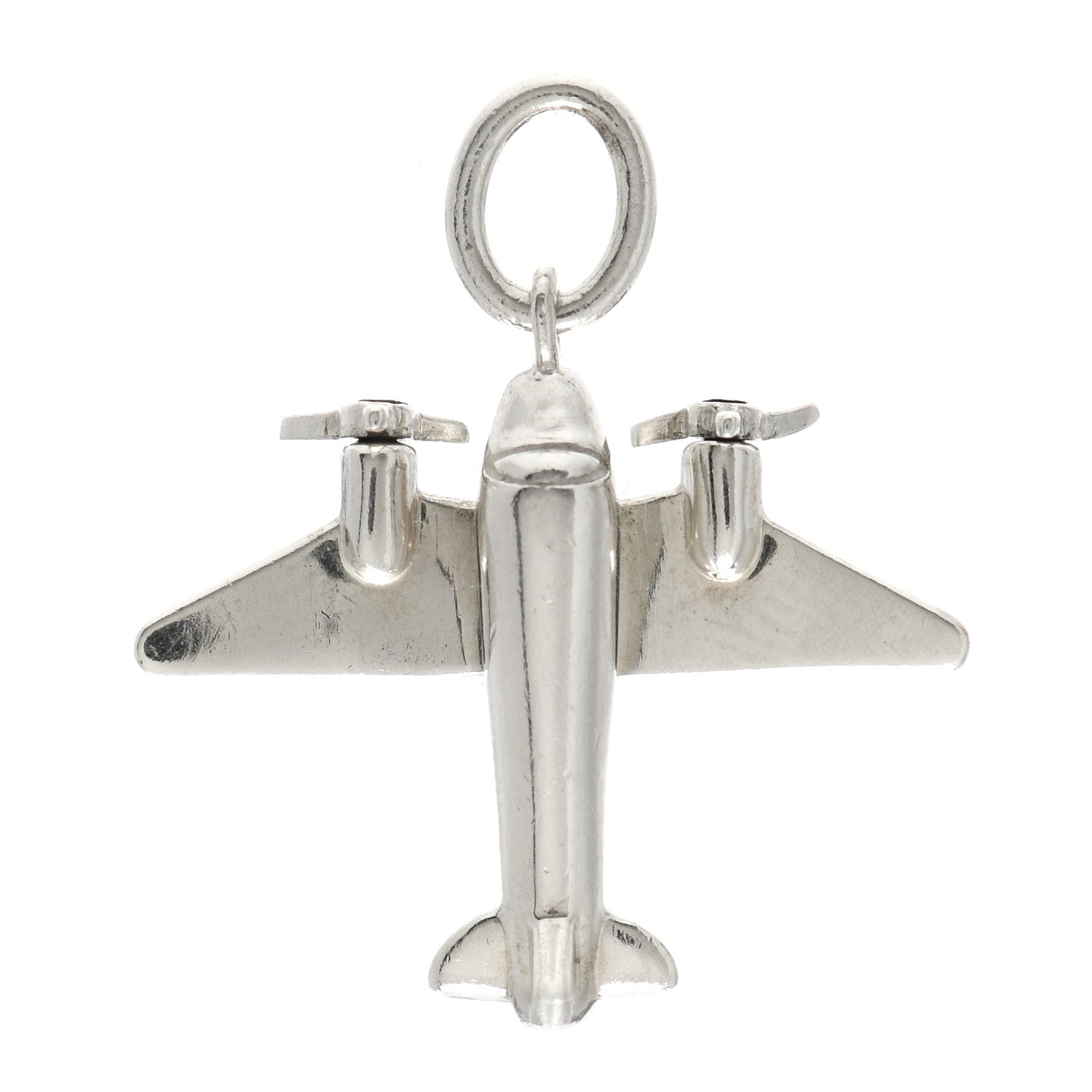 Tiffany Sterling Silver Airplane Charm 1 of 3