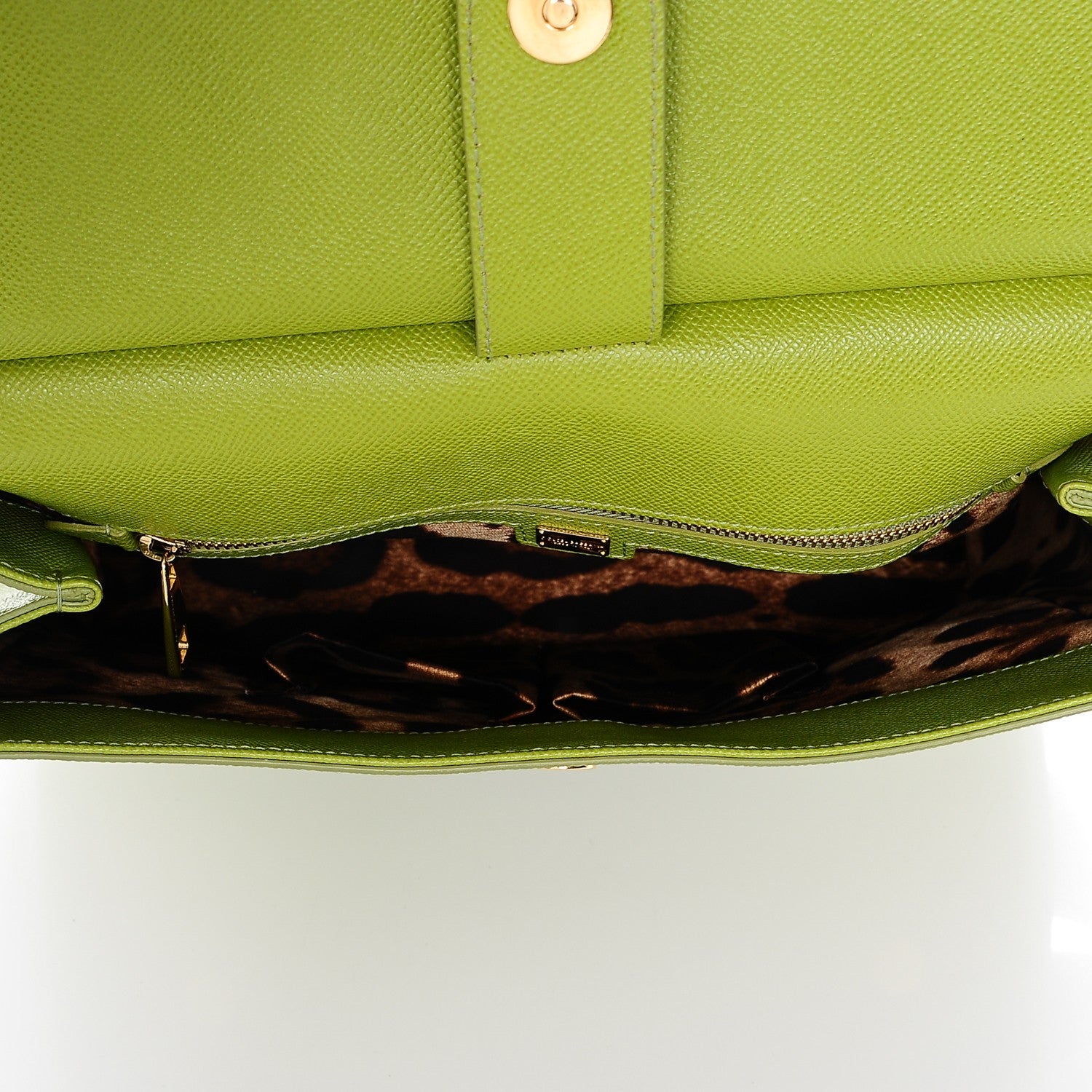 Dolce & Gabbana Dauphine Large Miss Sicily Satchel Green 5 of 6