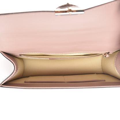Valentino Garavani Vitello Medium Glam Lock Rockstud Flap Poudre 5 of 7