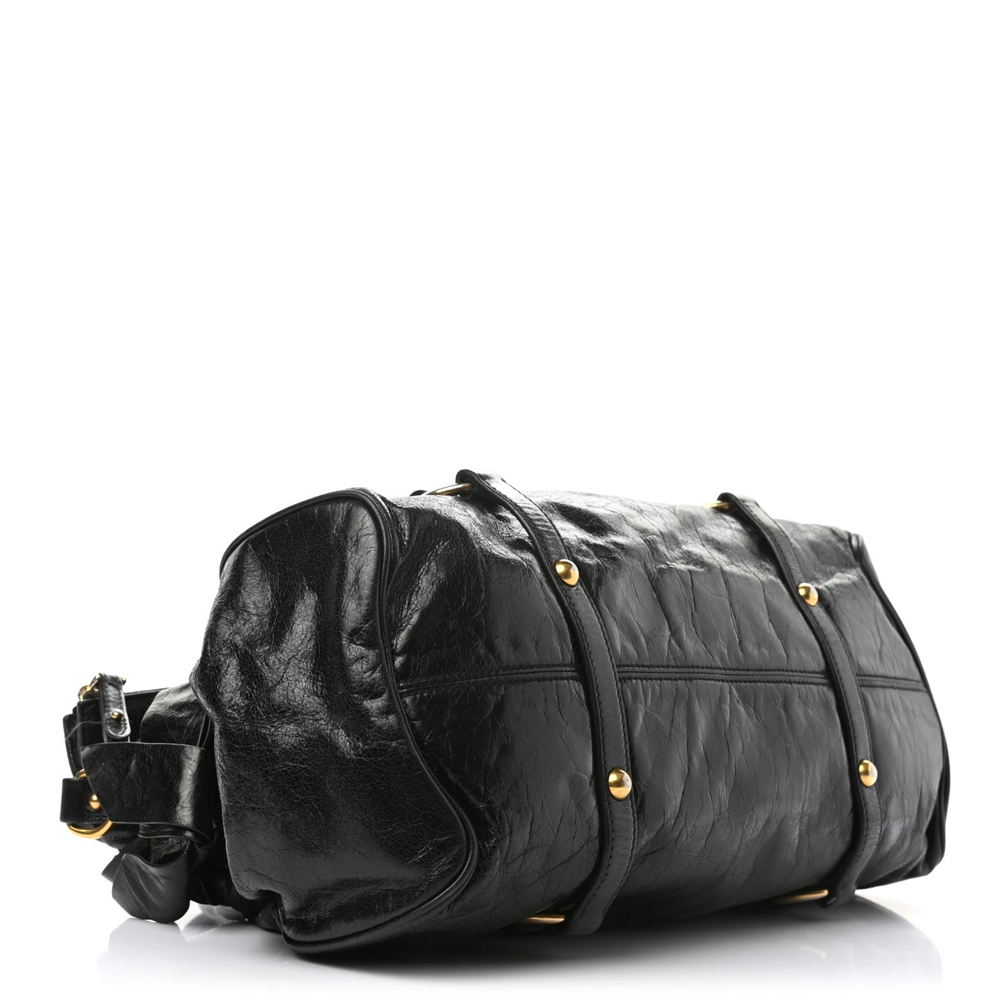 Vitello Lux Medium Bow Bag Black