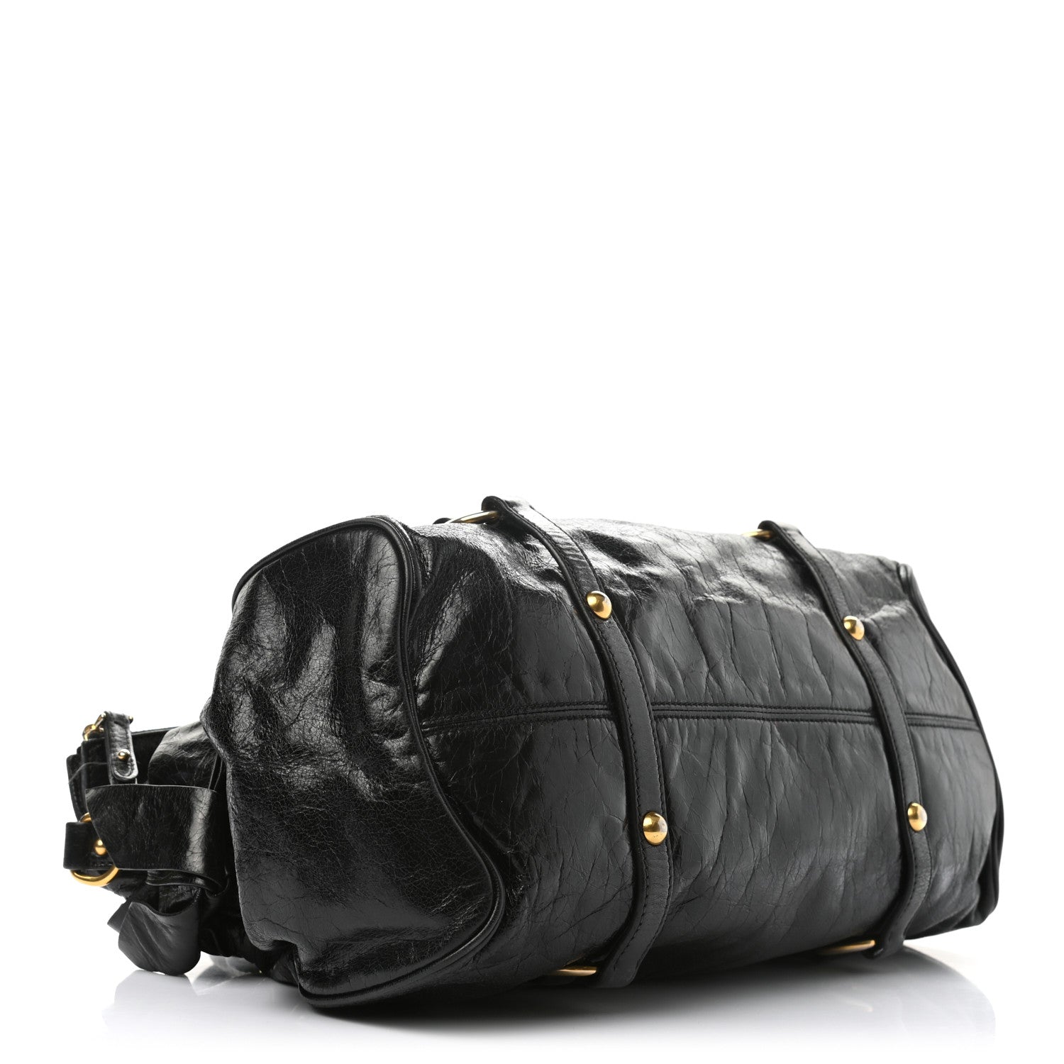Miu Miu Vitello Lux Medium Bow Bag Black 4 of 10