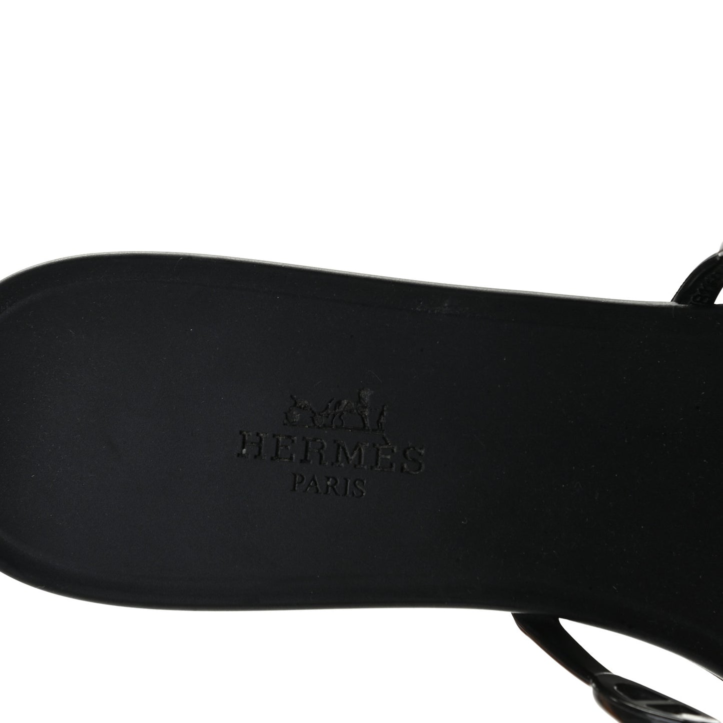 Rubber Chaine d'Ancre Rivage Sandals 39 Black