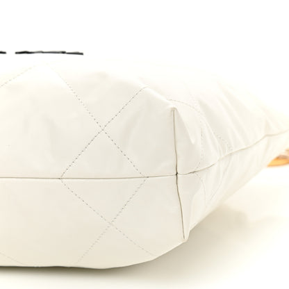 Chanel Calfskin Quilted Small Chanel 22 White 11 of 12