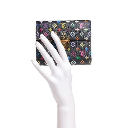 Louis Vuitton Monogram Multicolor Koala Wallet Black 2 of 7