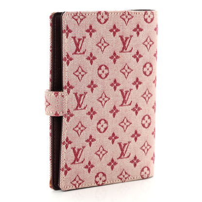 Louis Vuitton Mini Lin Small Ring Agenda Cover Cherry 3 of 9