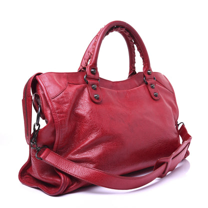 Balenciaga Agneau Classic Hardware City Rubisse 3 of 18