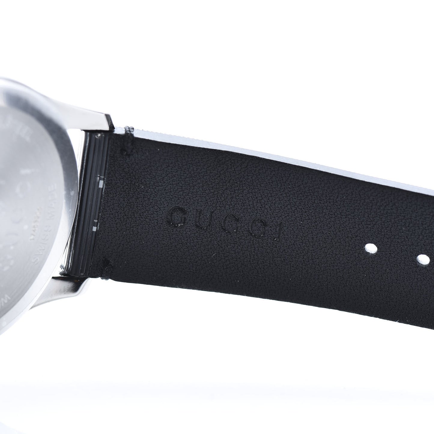 Stainless Steel Calfskin 38mm G-Timeless Bee Star Hologram Quartz Watch Black