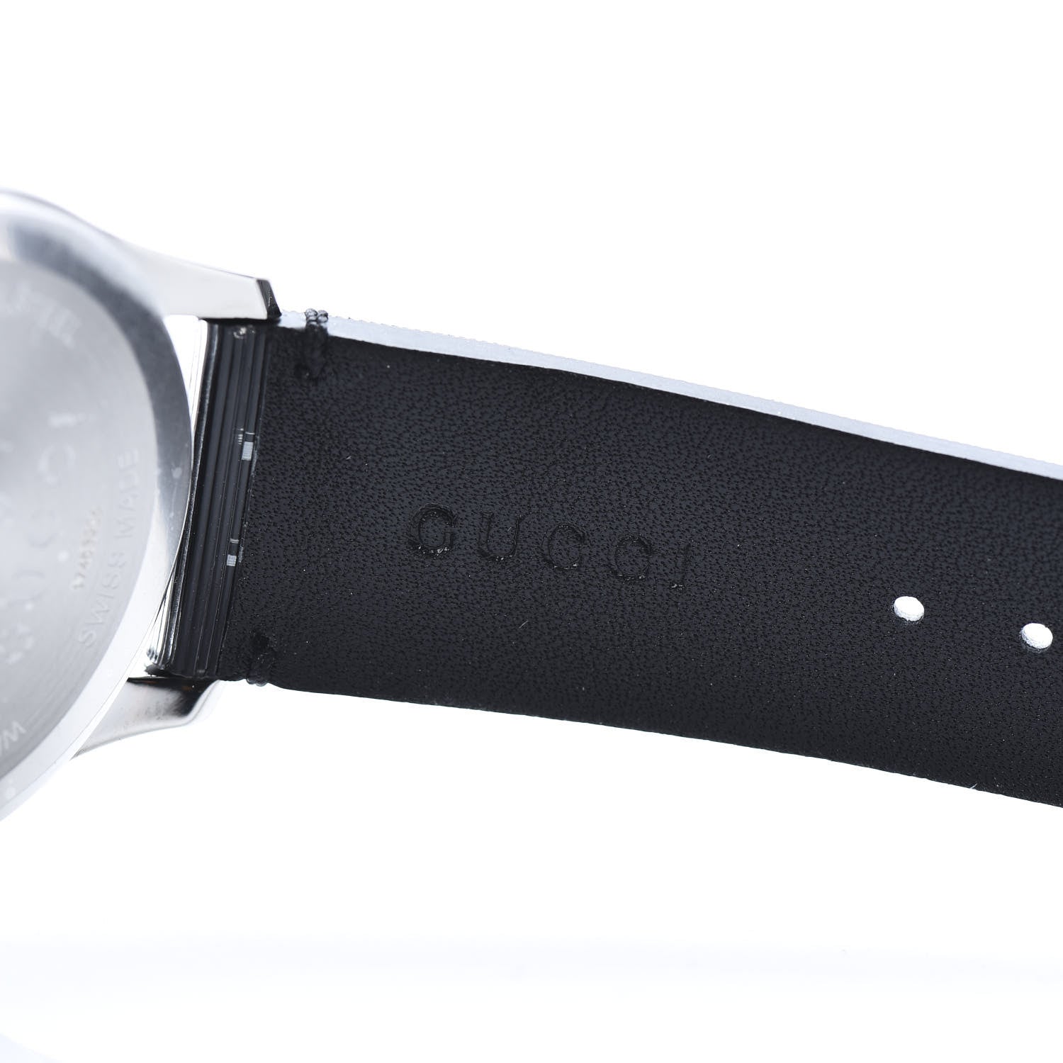 Gucci Stainless Steel Calfskin 38mm G-Timeless Bee Star Hologram Quartz Watch Black 6 of 8