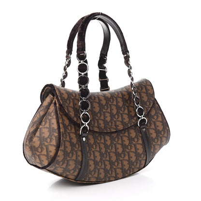 Christian Dior Monogram Romantique Trotter Bag Brown 3 of 10