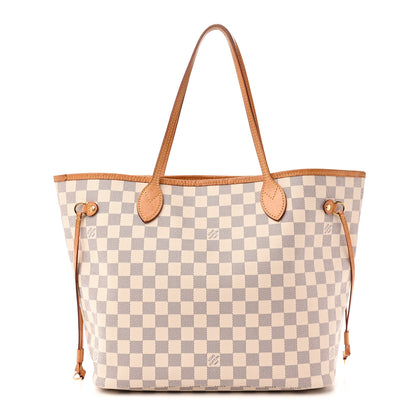 Louis Vuitton Damier Azur Neo Neverfull MM Rose Ballerine 1 of 12