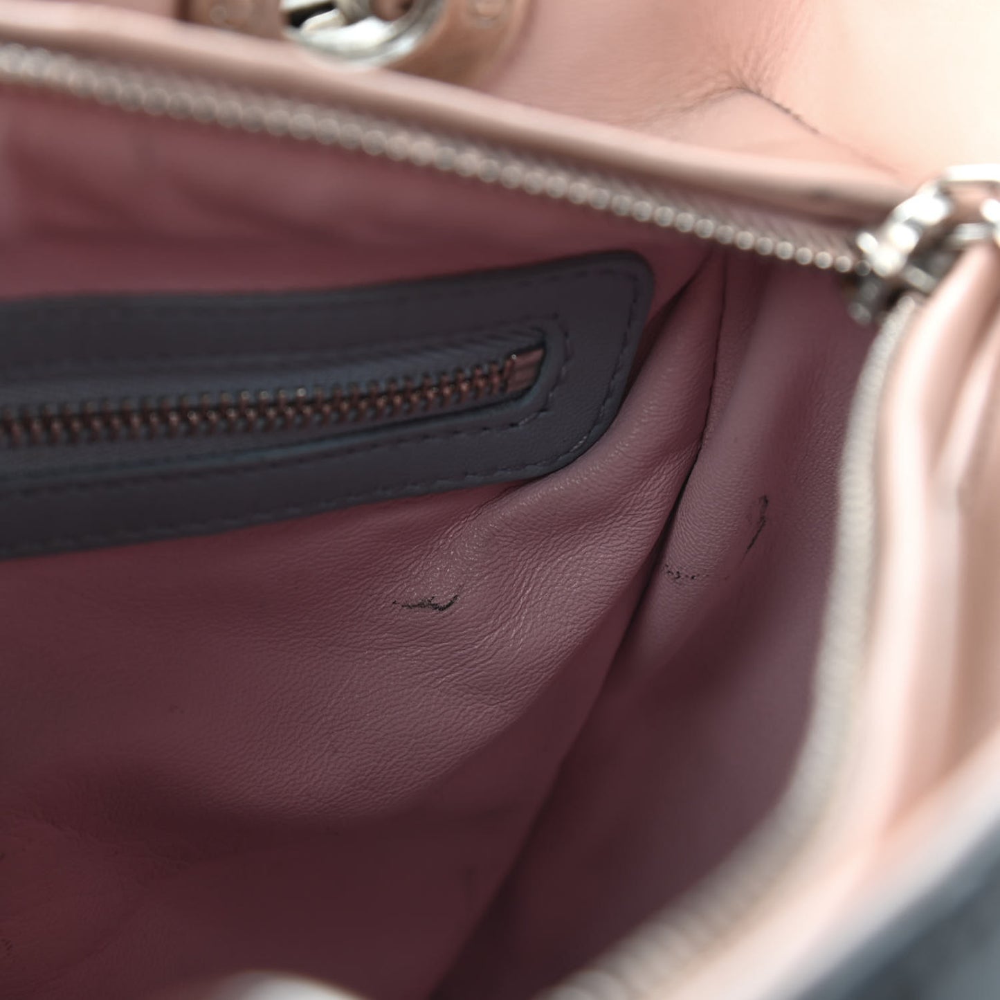 Lambskin Cannage Medium Tri-Color Lady Dior Multicolor