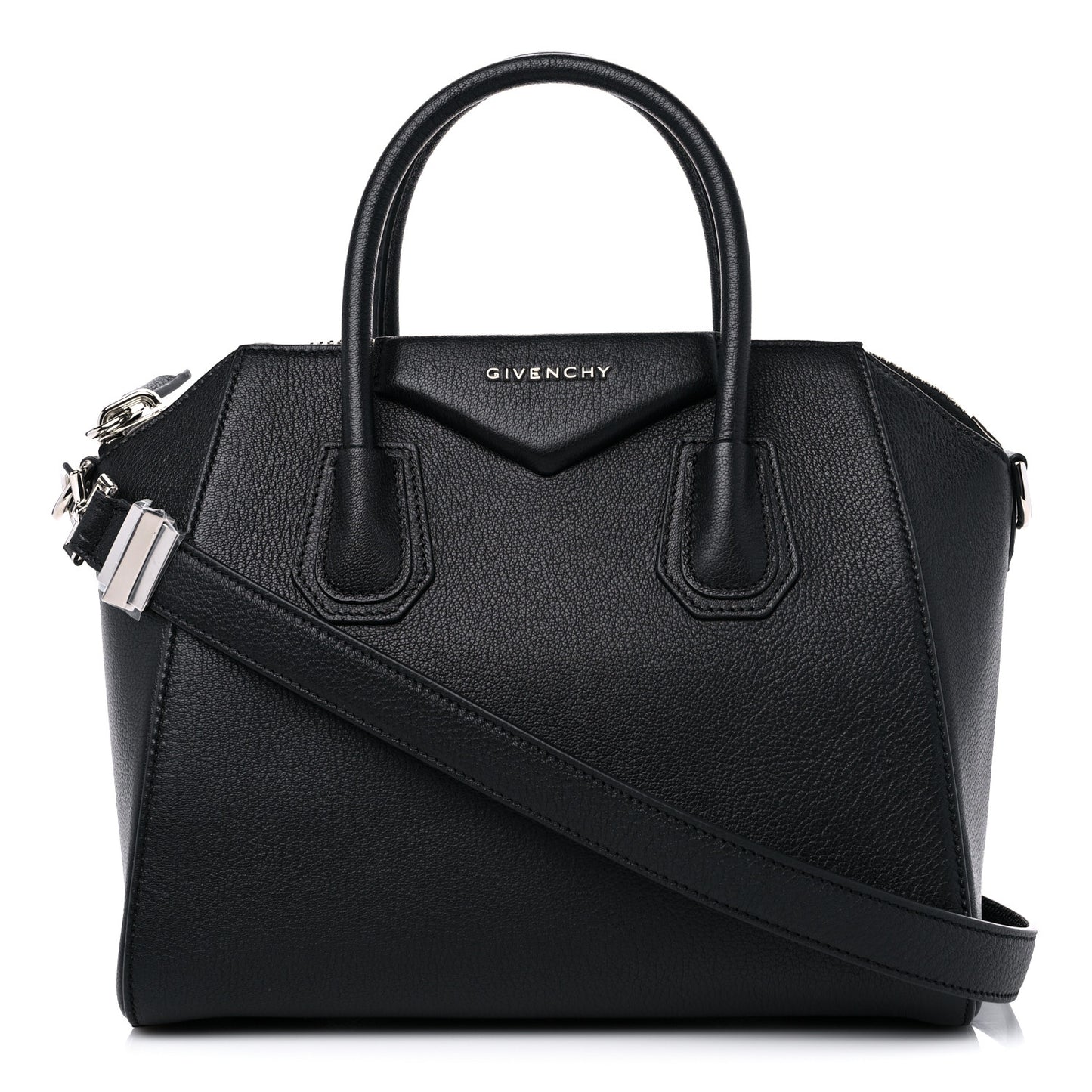 Sugar Goatskin Small Antigona Black