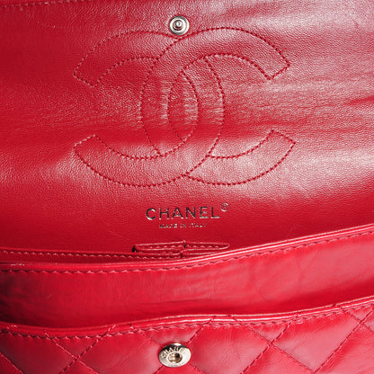 Chanel Aged Calfskin 2.55 Reissue 226 Flap Red 9 of 9