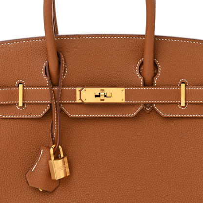 Hermes Togo BIRKIN 30 Gold 8 of 11