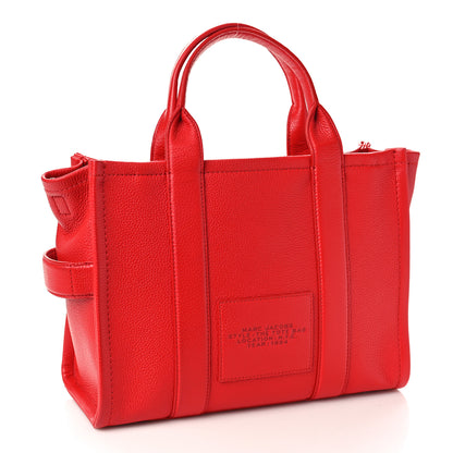 Marc Jacobs Grained Calfskin Medium The Tote Bag True Red 3 of 11