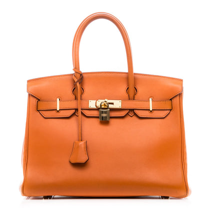 Hermes Swift Birkin 30 Orange 1 of 34