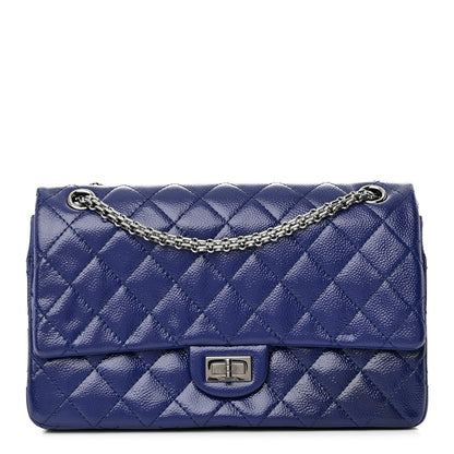 Chanel Patent Caviar Quilted 2.55 Reissue 226 Flap Navy Blue 1 of 15