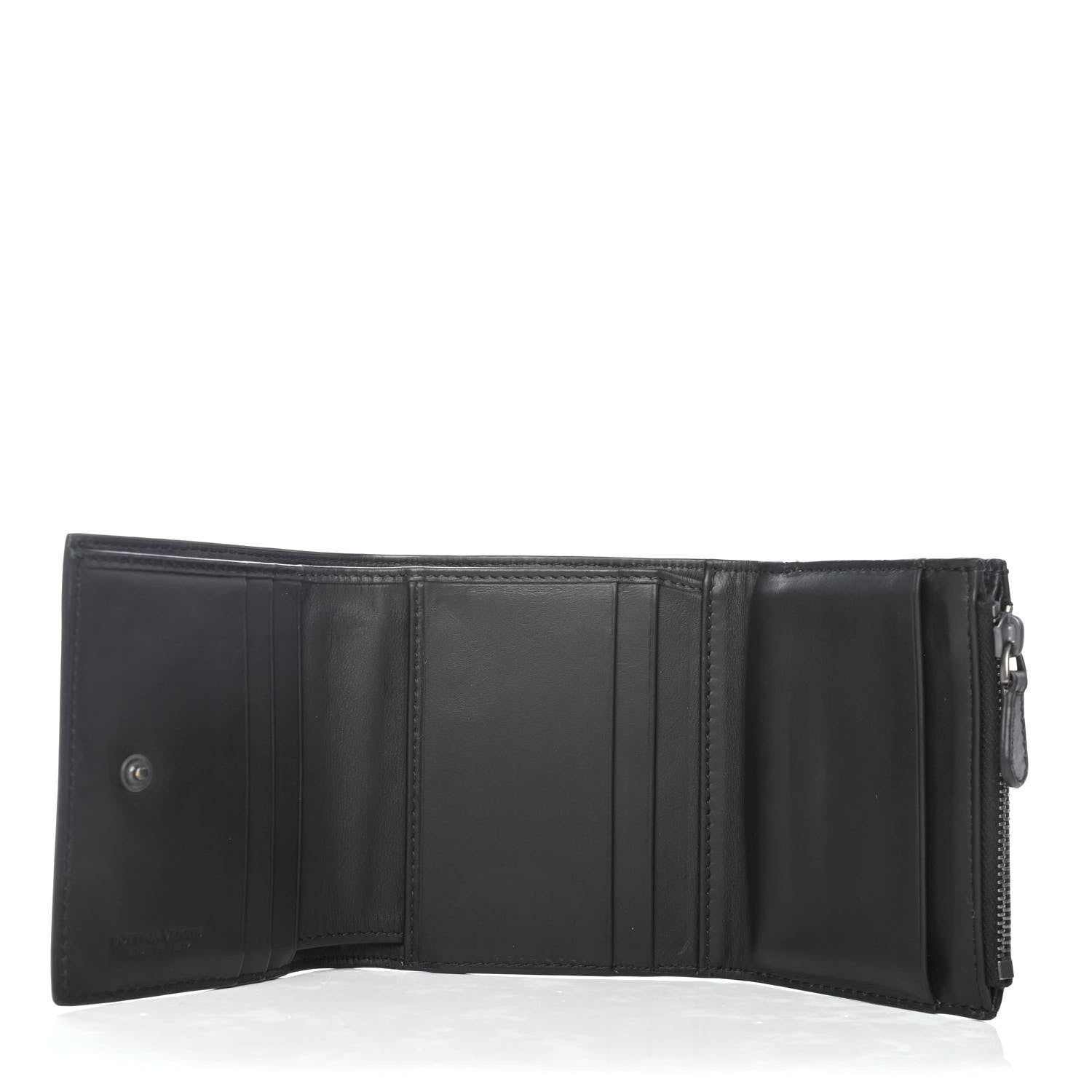 Bottega Veneta Nappa Intrecciato Bi-Fold Wallet Black 4 of 4