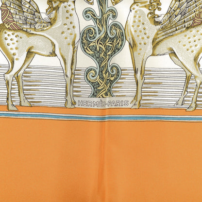 Hermes Silk Au Fil De La Soie Scarf 90 2 of 4