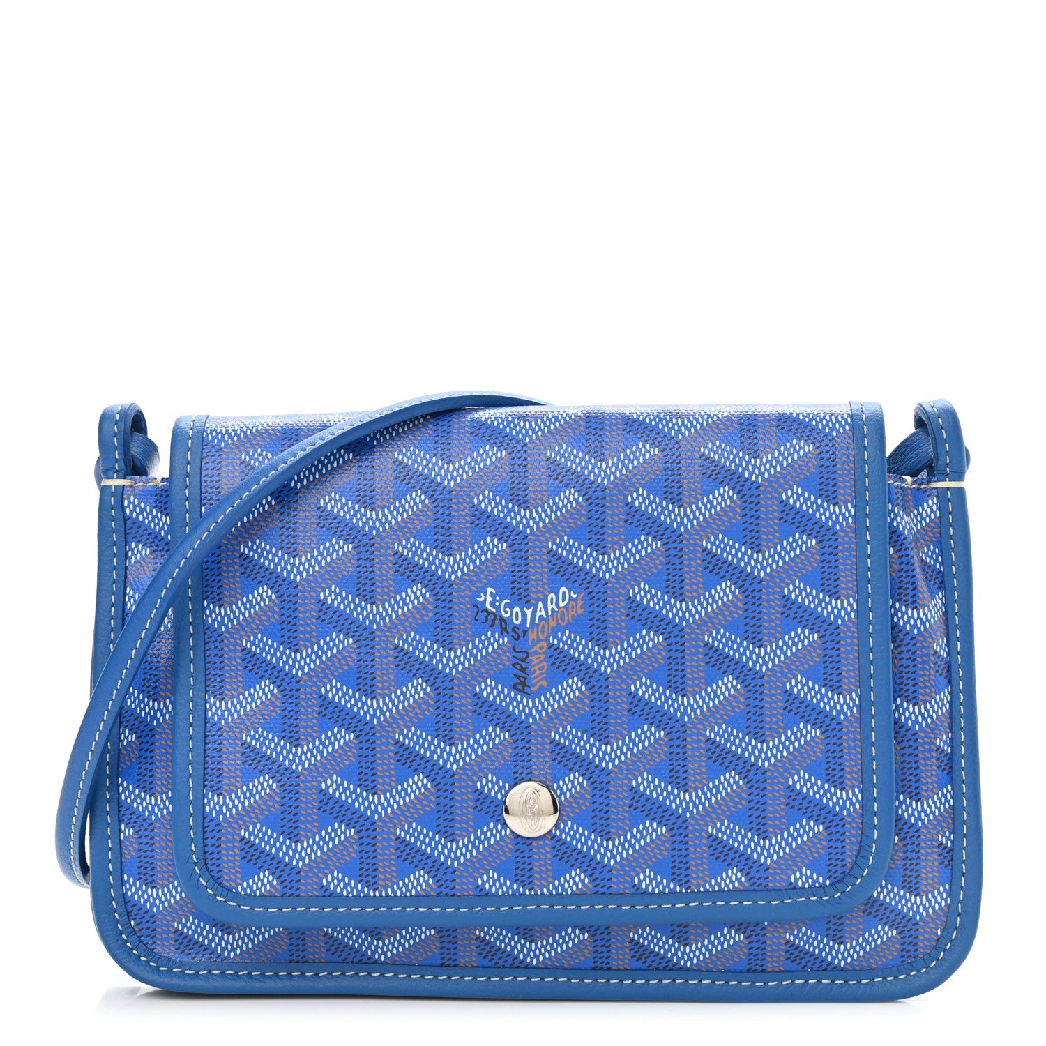 Goyard Goyardine Plumet Wallet Clutch Sky Blue 1 of 11