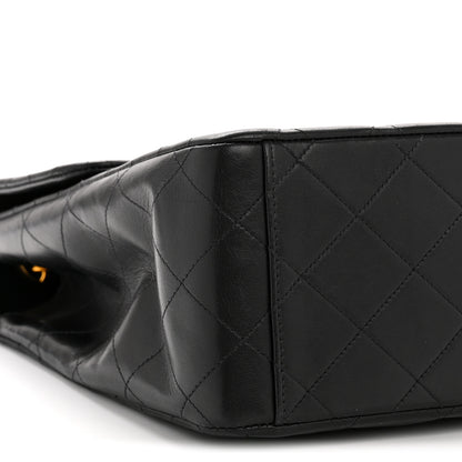 Chanel Lambskin Quilted XL Jumbo Single Flap Black 10 of 14