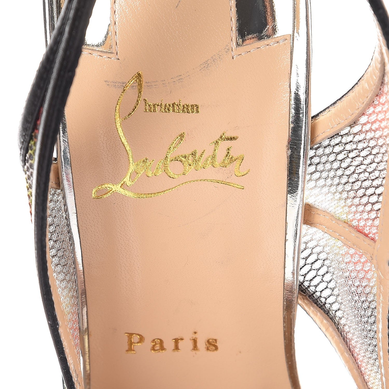 Christian Louboutin Fishnet Shiny Calfskin Marinadentella 150 Pumps 40 Ocean 7 of 9