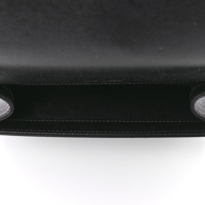Saint Laurent Grain De Poudre Small Monogram Kate Satchel Black 5 of 10