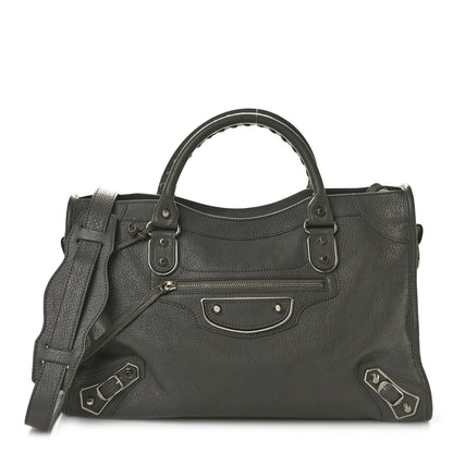 Balenciaga Chevre Silver Metallic Edge Hardware City Gris Acier 1 of 11