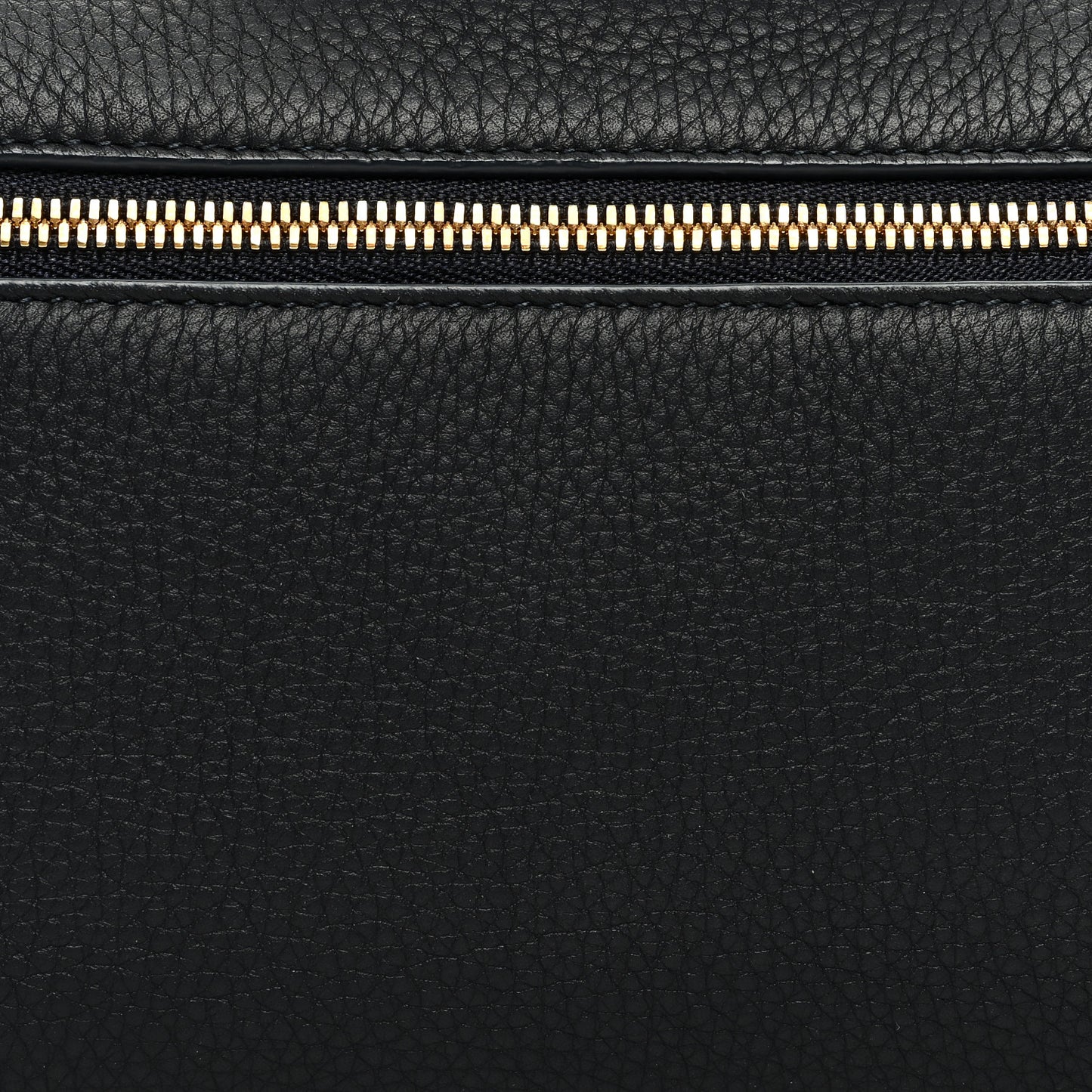 Grained Calfskin L19 Extra Pocket Pouch Navy