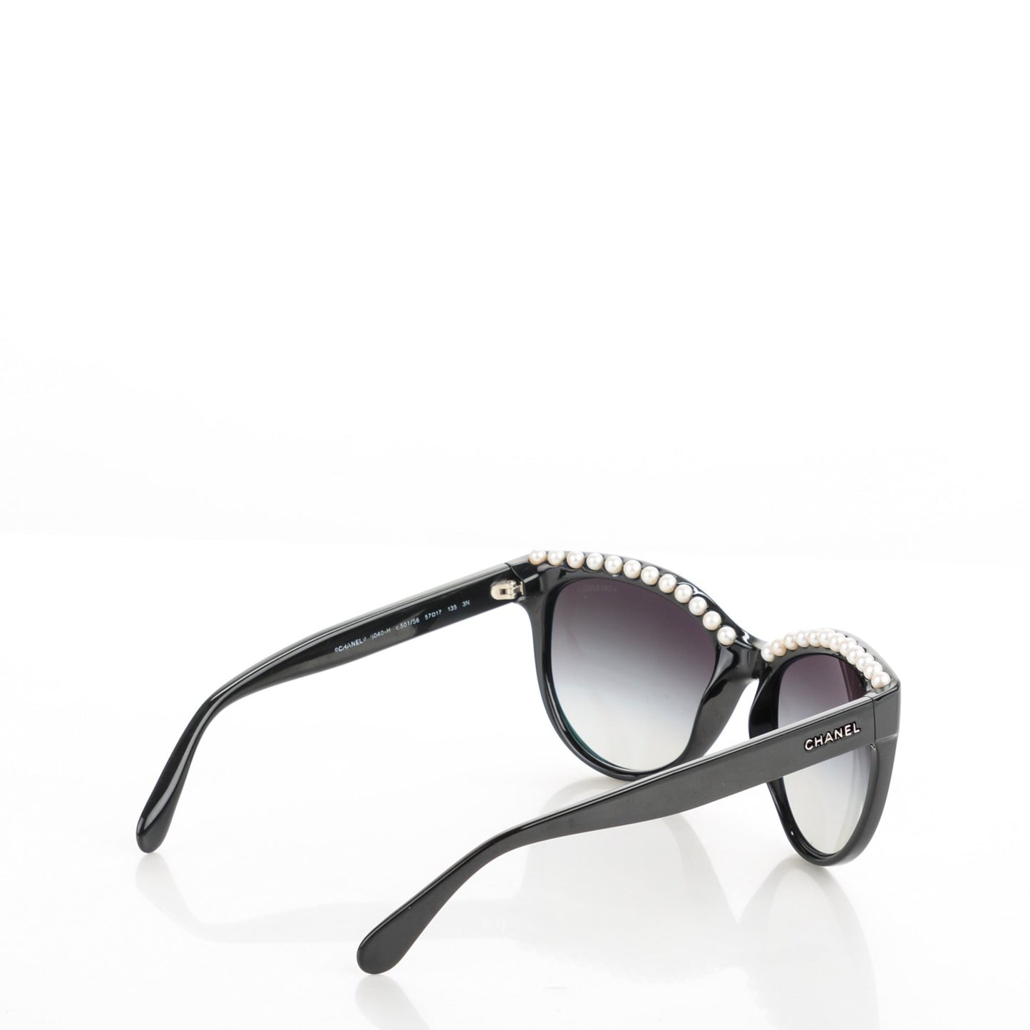 Freshwater Cultured Pearl Butterfly Sunglasses 6040-H Black