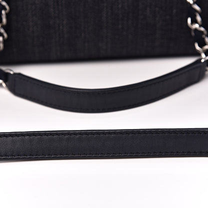 Chanel Denim Deauville Bowling Bag Dark Blue 11 of 12
