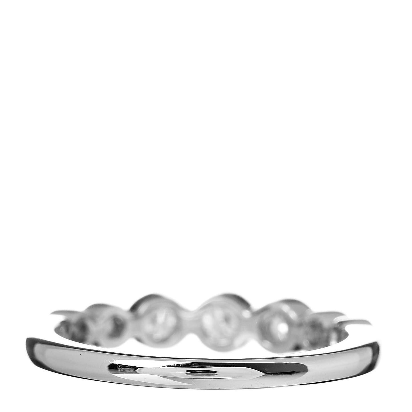 Platinum Diamond Jazz Graduated Band Ring 52 6
