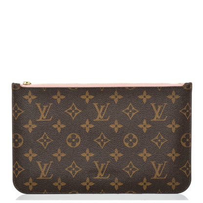 Louis Vuitton Monogram Neverfull MM GM Pochette Rose Ballerine 1 of 6